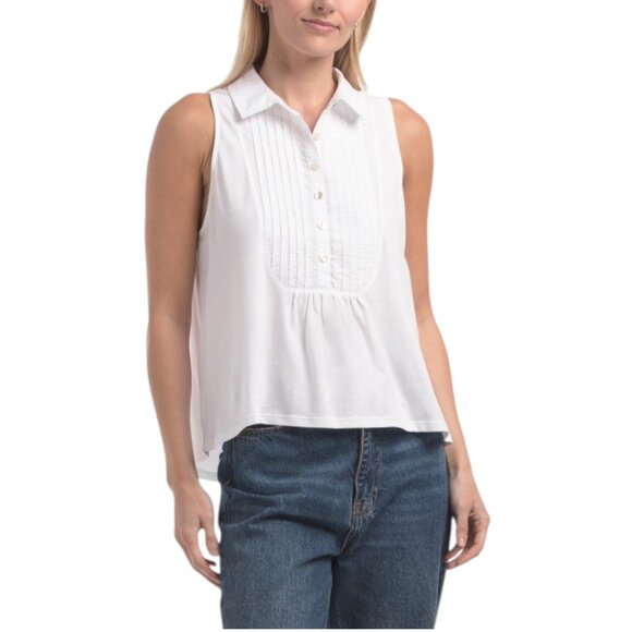 NATION Greta Pintuck Top - Picture 1 of 2